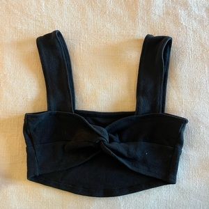 Black Crop Top